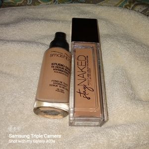 Smashbox Studio Skin 3.18 foundation and Urban Decay Stay Naked 60NN lot of 2